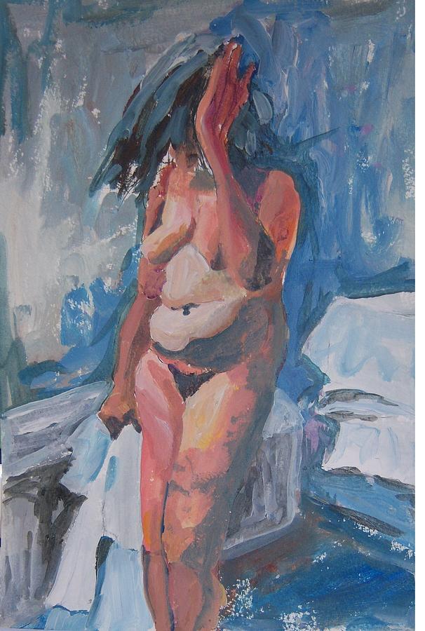 Female Nude Painting -  Not pretty enough by Wendy Head
