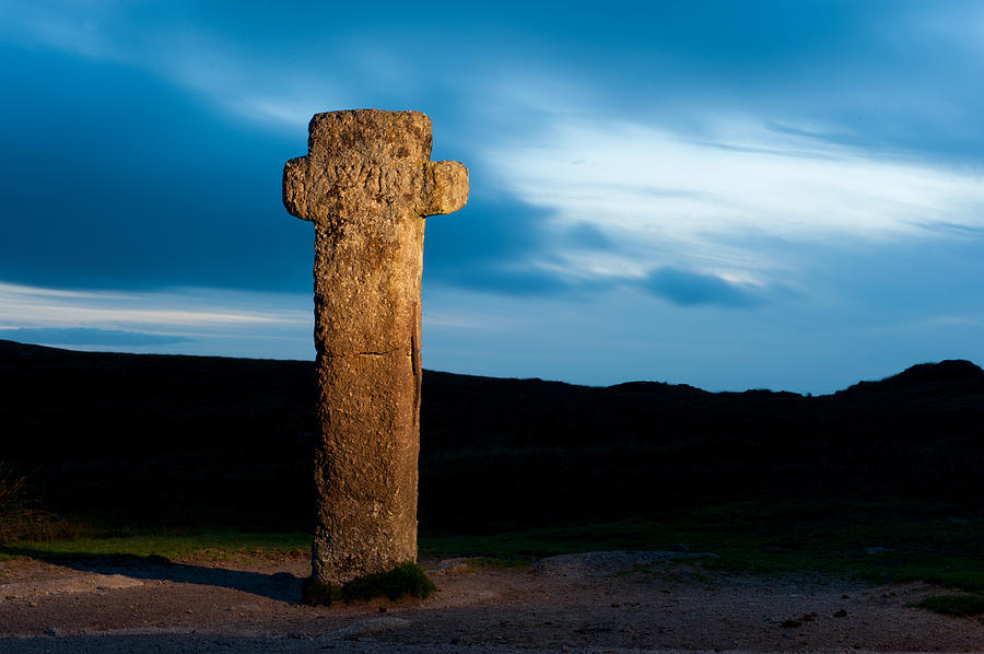  Nuns Cross at Sunset i Photograph by Helen Jackson