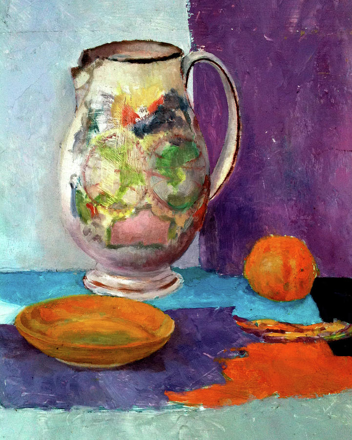  Orange still life Painting by Tom Smith