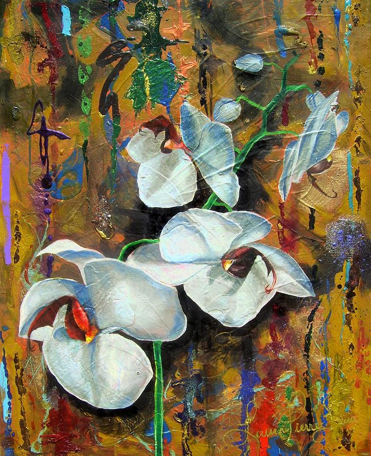  Orchid YO Painting by Laura Pierre-Louis