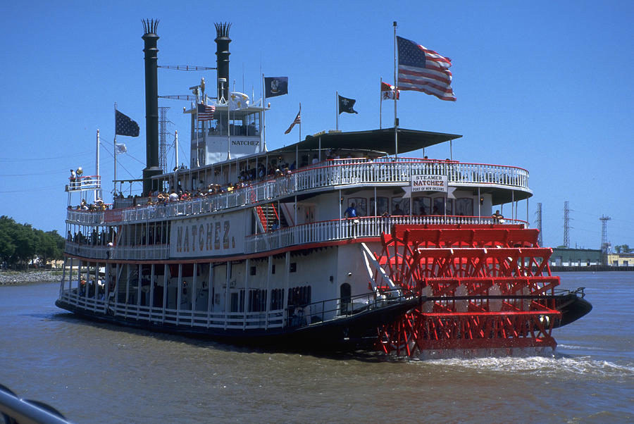 Paddle-wheel Steamer In New Orleans Photograph by Carl Purcell