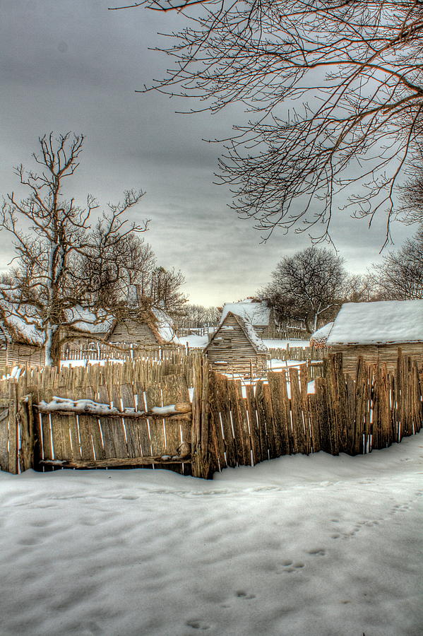 Winter Photograph -  Plimoth 1629 by Jack Costello