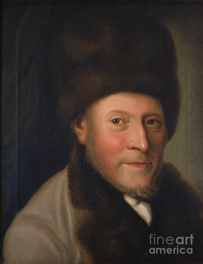  Portrait of Isaac Jacob Gans Painting by Celestial Images