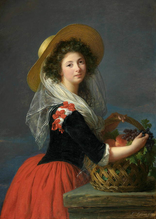  Portrait of Marie Gabrielle de Gramont, Duchesse de Caderousse Painting by Louise Elisabeth Vigee Le Brun