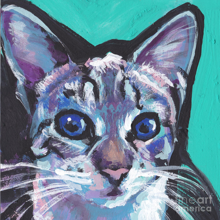  Pritty Kitty  Painting by Lea S