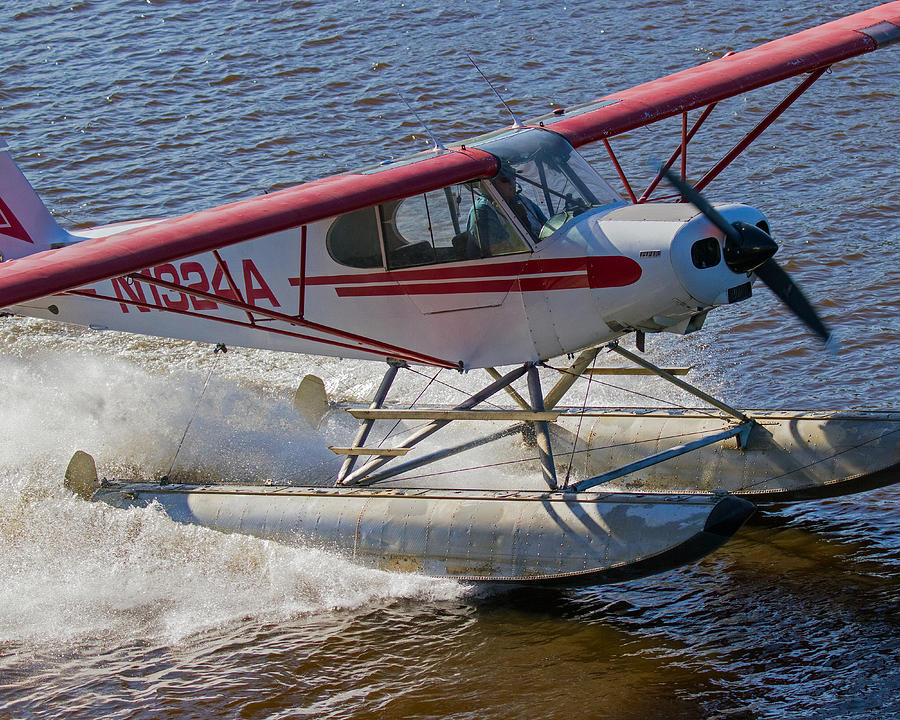  River Take Off on Cherna River Photograph by Allan Levin