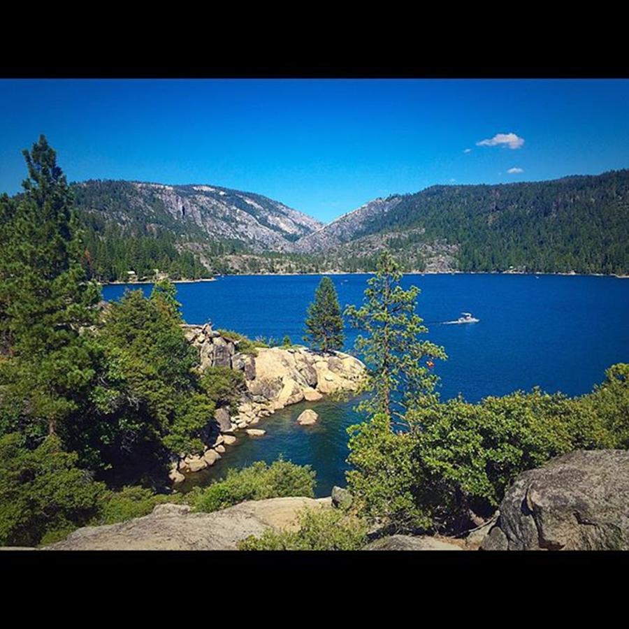 Nature Photograph - Pinecrest Lake by Roomana Patel