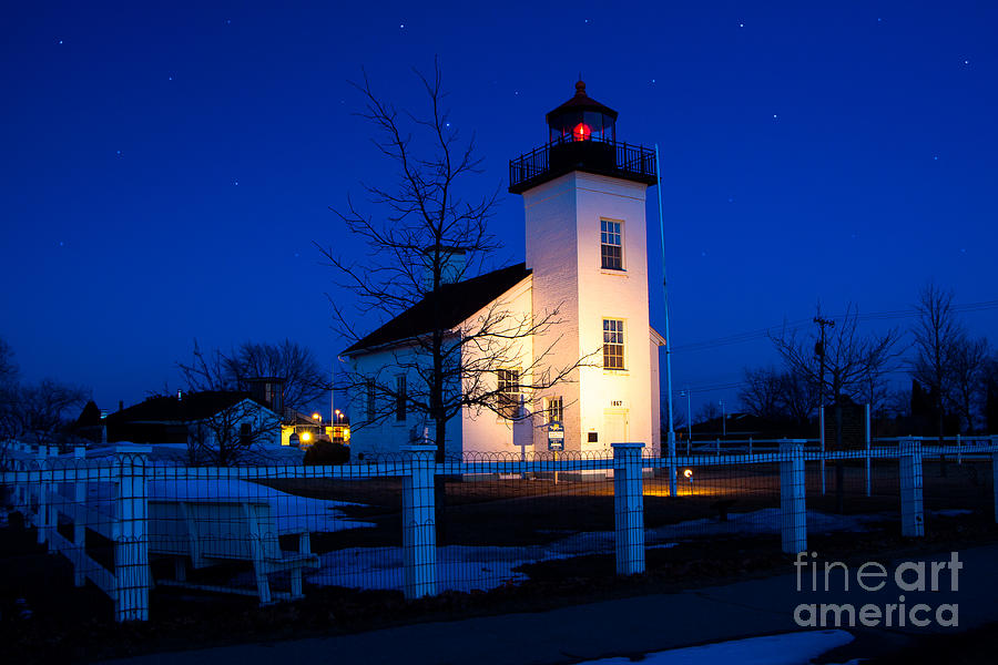 Sand Point Lighthouse Escanaba  5881 Photograph by Norris Seward