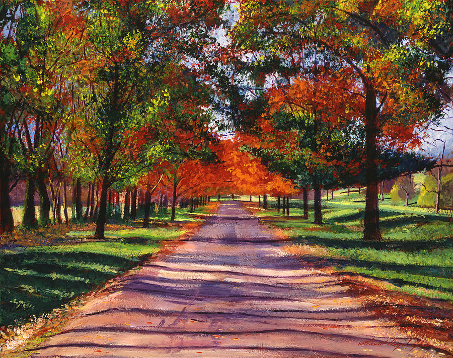 Nature Painting -  September Country Song by David Lloyd Glover