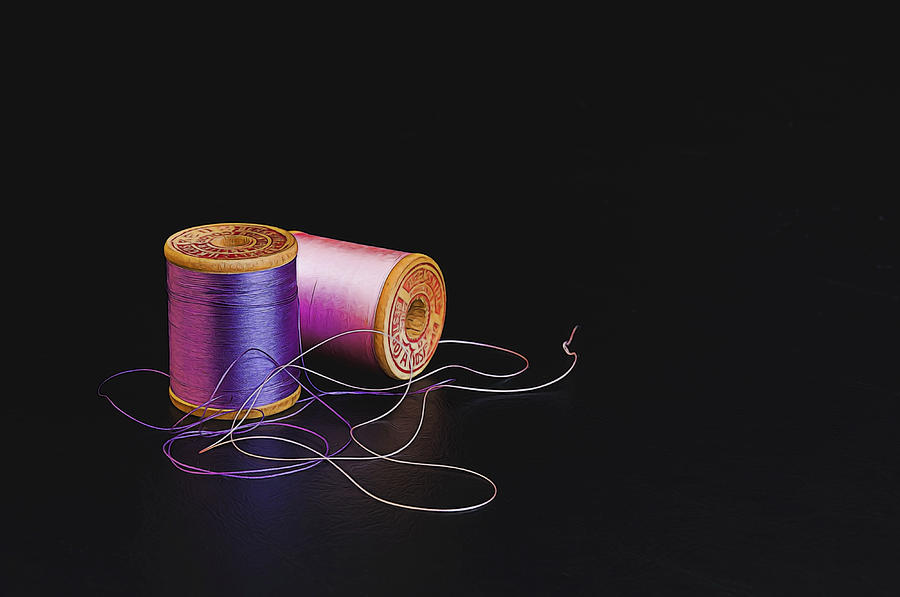  Sewing Thread Photograph by Maria Coulson