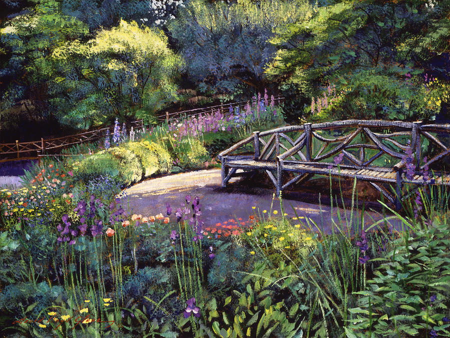  Shakespeares Garden Painting by David Lloyd Glover