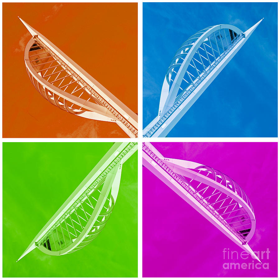 Architecture Photograph - Spinnaker Squares by Terri Waters