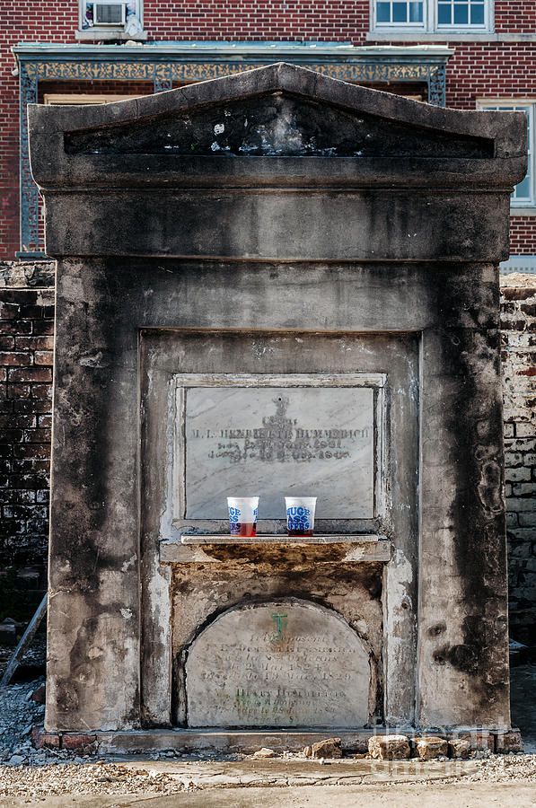 Cup Photograph -  St Louis I Cemetery and Beer by Kathleen K Parker