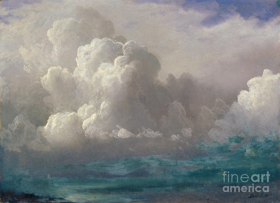 Albert Bierstadt  Painting -  Storm Clouds by Celestial Images