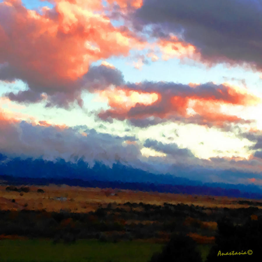  Sunset Clouds Over Spanish Peaks Photograph by Anastasia Savage Ealy