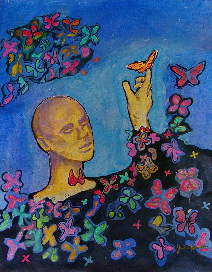  The Butterfly Cycle Painting by Julie Komenda