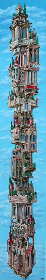  The Castle of air Painting by Victor Molev