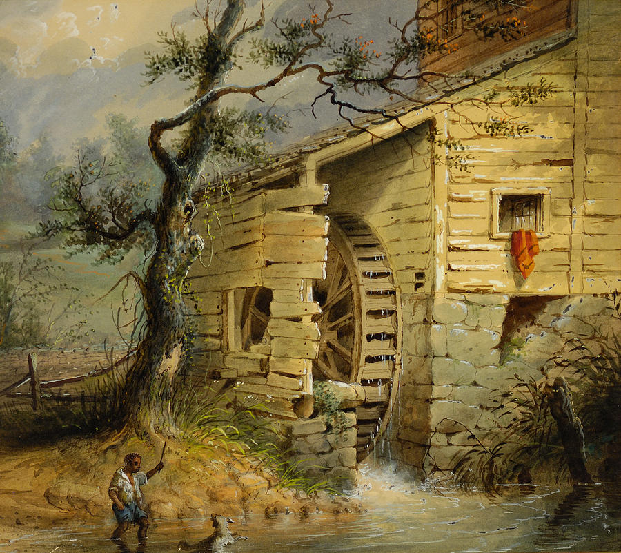 the old mill painting