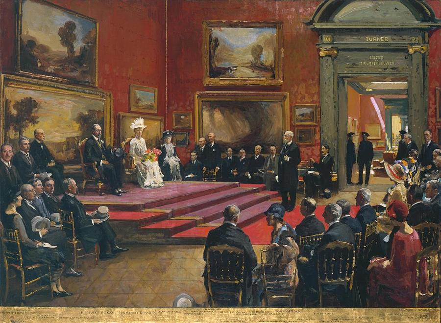 Sir John Lavery Painting -  The Opening of the Modern Foreign by MotionAge Designs
