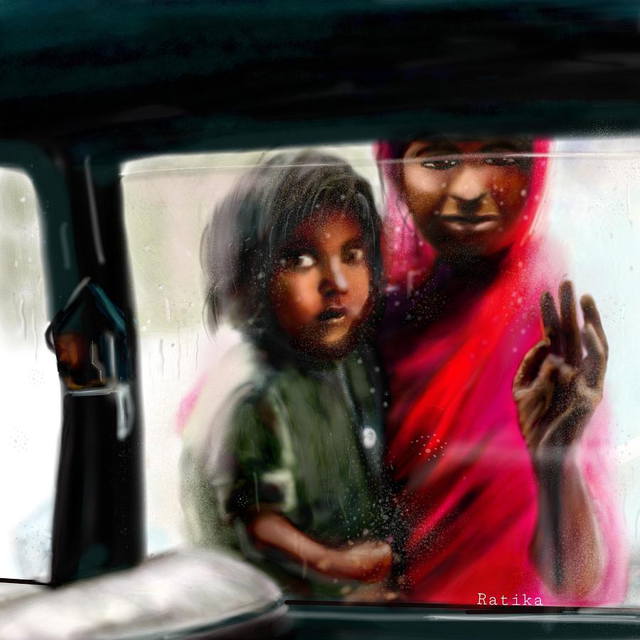 India Digital Art -  The Pleading Eyes by Ratika Puri