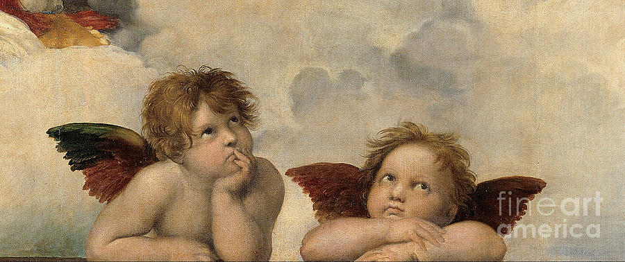  The Sistine Madonna . Detail Painting by Celestial Images