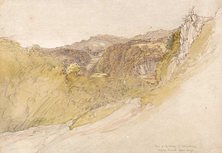  The Valley of Dolwyddelan Painting by Samuel Palmer