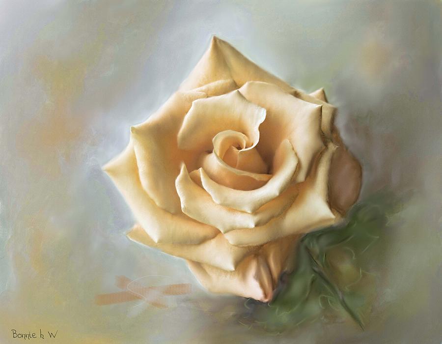  The yellow Rose  Photograph by Bonnie Willis