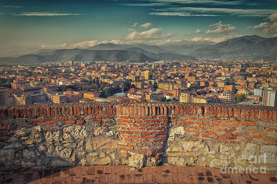 Castle Photograph -  Town view from the castles tower by Giordano Aita