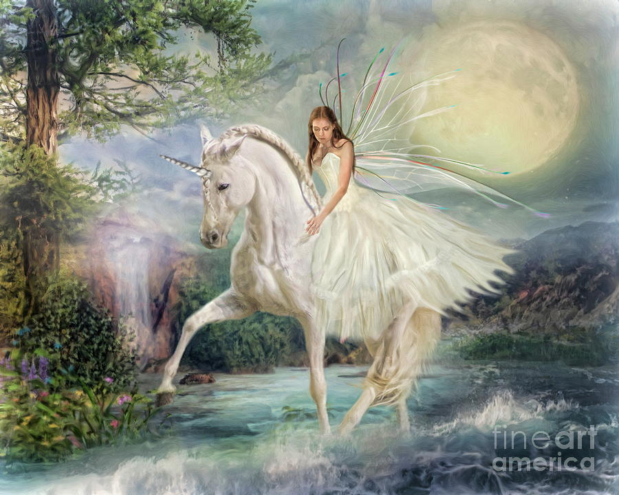  Unicorn Magic Digital Art by Trudi Simmonds