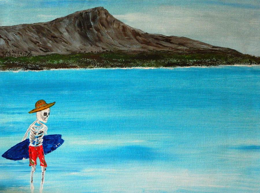  Vamos A La Playa Painting by Everette McMahan jr