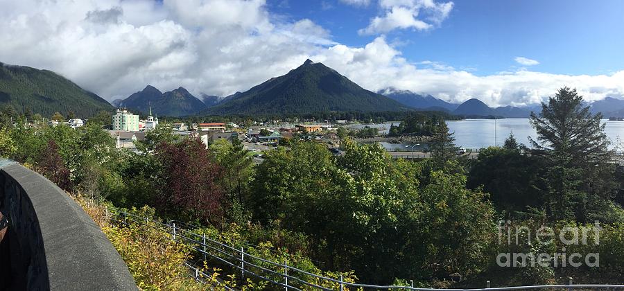 Sitka Photograph -  View from top of Castle Hill Sitka Alaska 2015 by Monterey County Historical Society