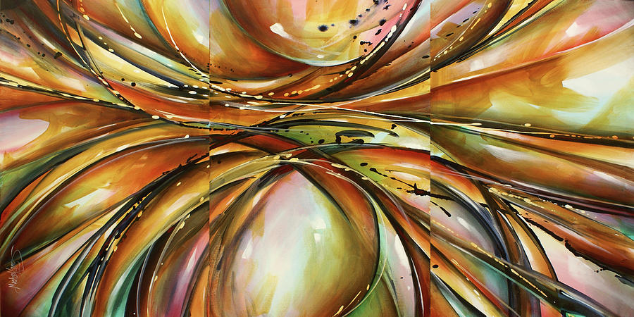   Visions of Time  Painting by Michael Lang