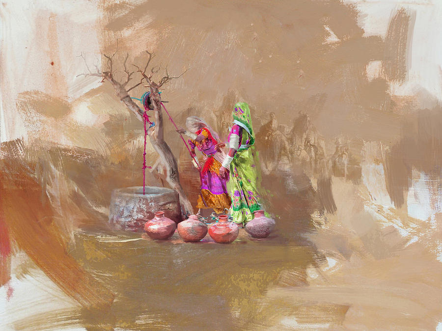 002 Sindh  Painting by Maryam Mughal