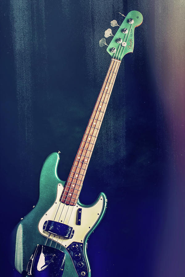002.1834 Fender 1965 Jazz Bass Color #0021834 Photograph by M K Miller