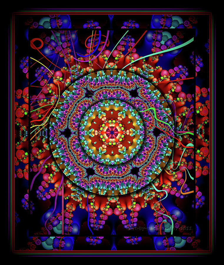 003 - Mandala Digital Art by Mimulux Patricia No