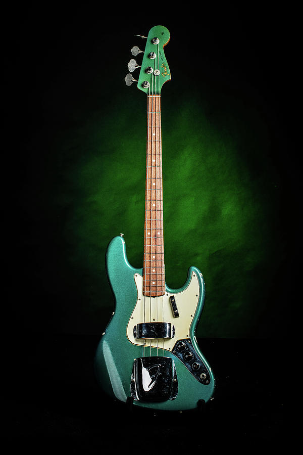 003.1834 Fender 1965 Jazz Bass Color #0031834 Photograph by M K Miller