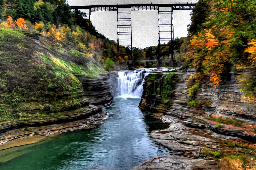 0032 Letchworth State Park Series  Photograph by Michael Frank Jr