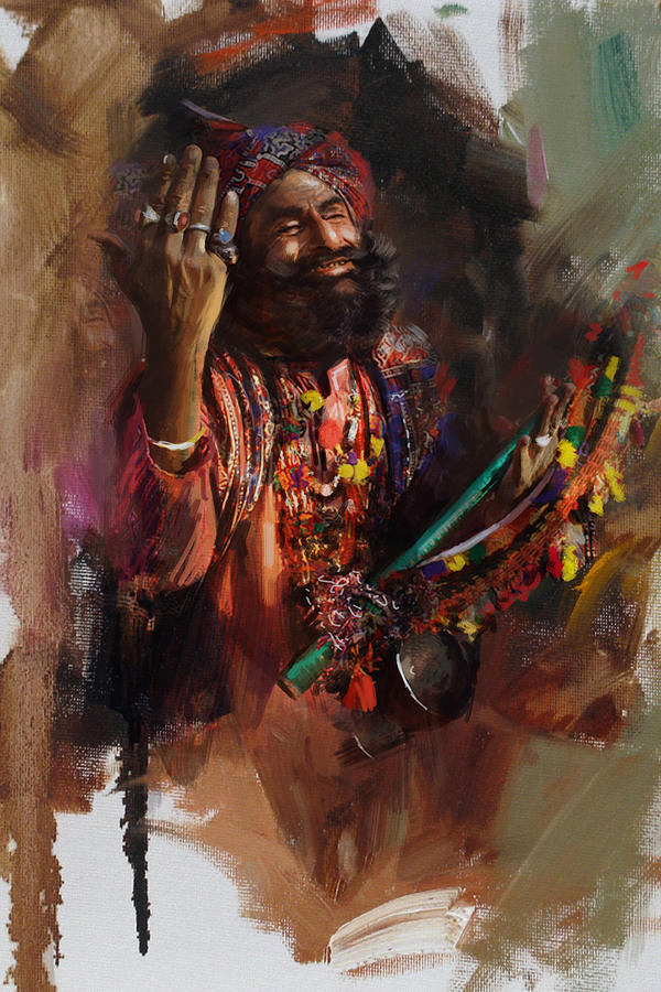004 Sindh Painting by Mahnoor Shah