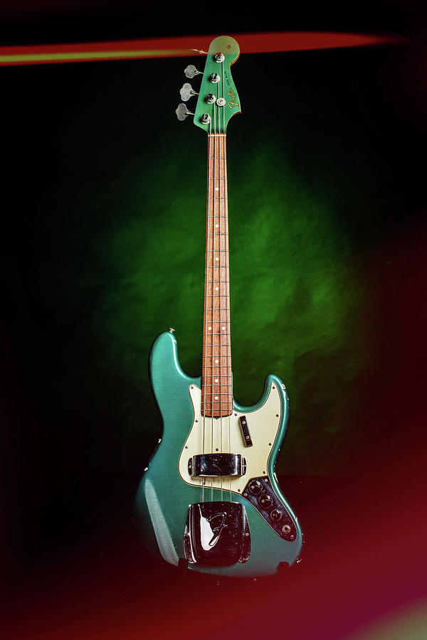 004.1834 Fender 1965 Jazz Bass Color #0041834 Photograph by M K Miller