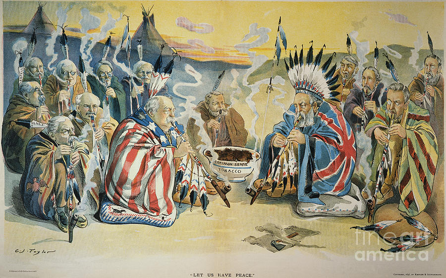 Cleveland Painting - G. Cleveland Cartoon, 1896 #0062049 by Granger