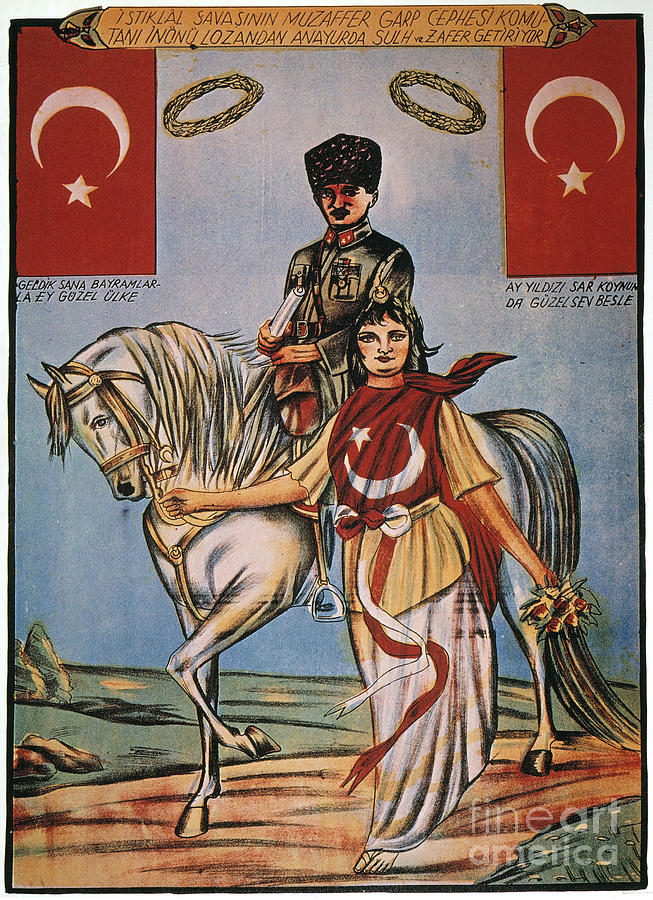 Republic Of Turkey: Poster #0064148 Painting by Granger