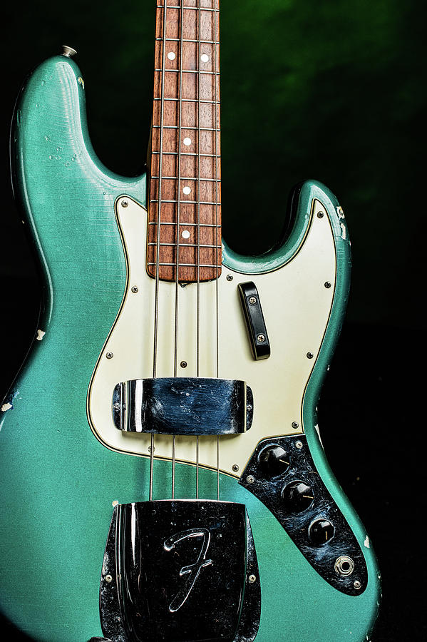 007.1834 Fender 1965 Jazz Bass Color #0071834 Photograph by M K Miller