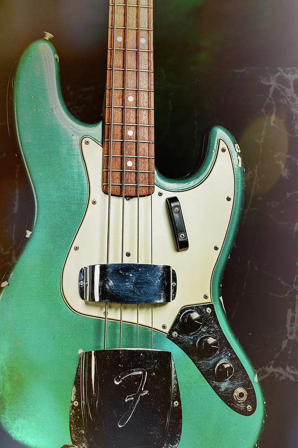 008.1834 Fender 1965 Jazz Bass Color #0081834 Photograph by M K Miller
