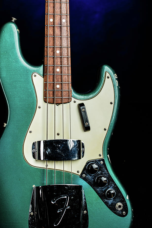 009.1834 Fender 1965 Jazz Bass Color #0091834 Photograph by M K Miller