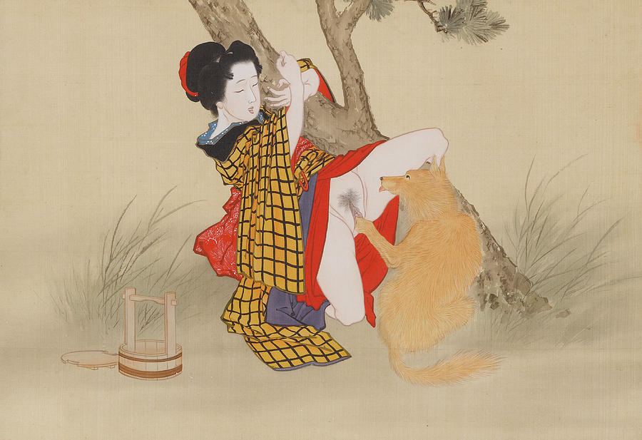 01-Twelve Erotic Scenes Painting by Kobayashi Eitaku
