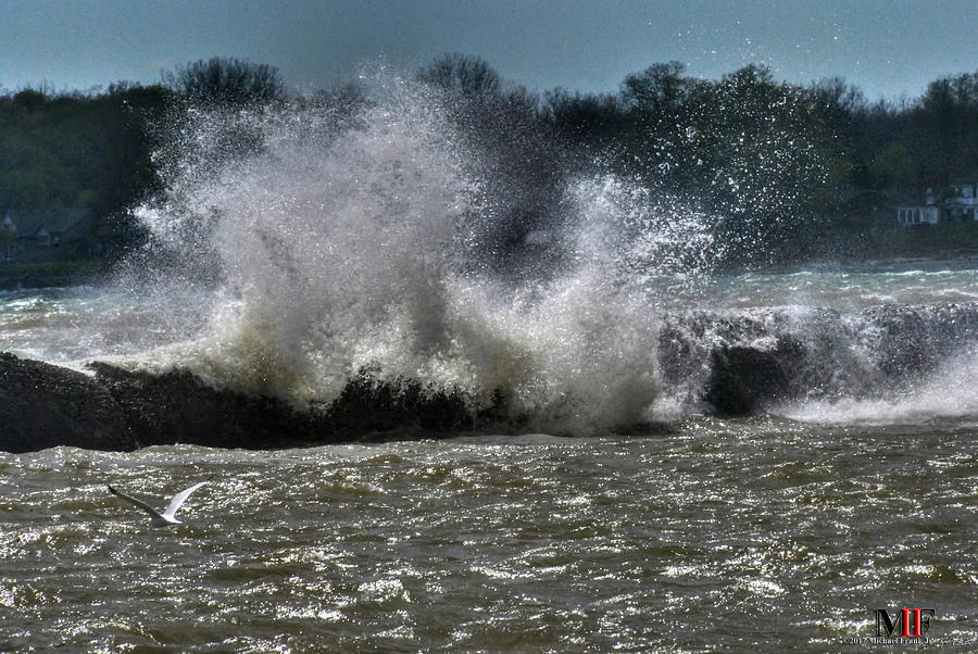 010 High Winds And Waves Photograph by Michael Frank Jr
