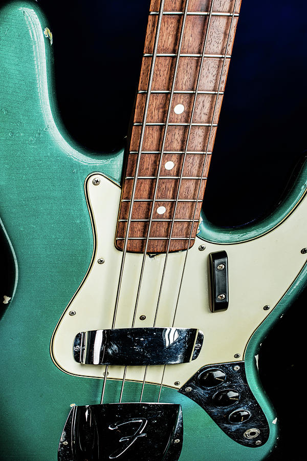 010.1834 Fender 1965 Jazz Bass Color #0101834 Photograph by M K Miller