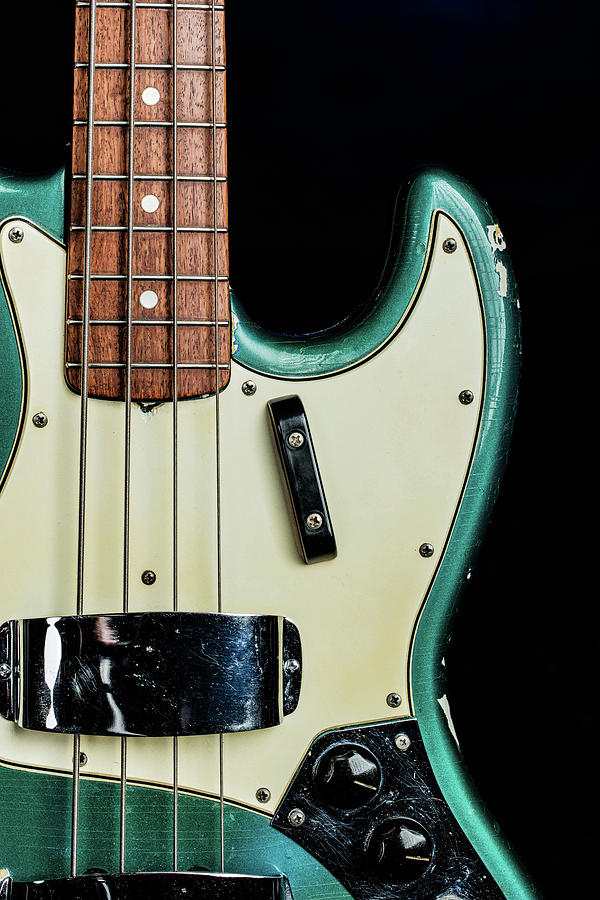 011.1834 Fender 1965 Jazz Bass Color #0111834 Photograph by M K Miller