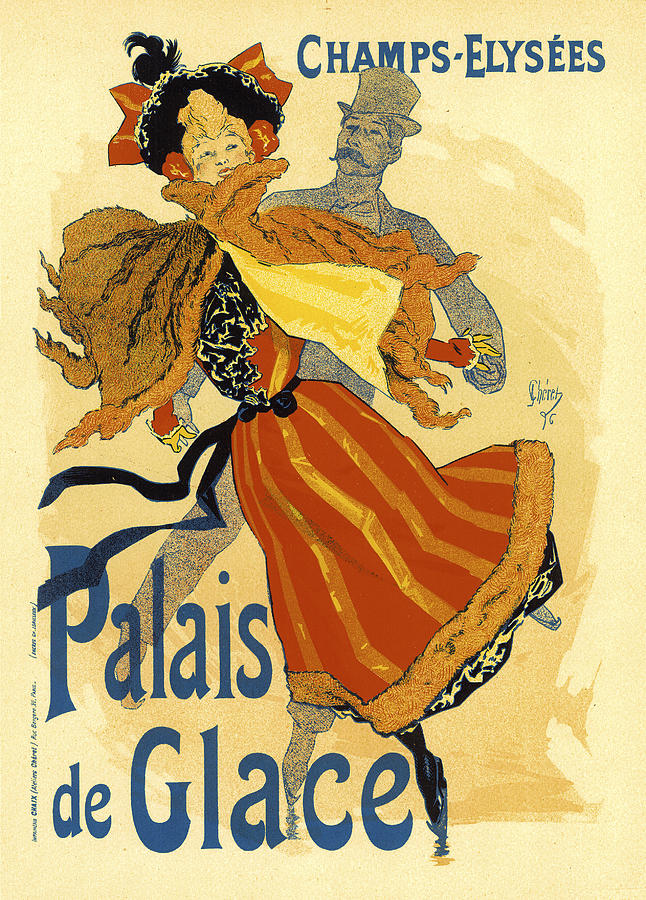 Palais de Glace Ice Palace Painting by Edward Penfield