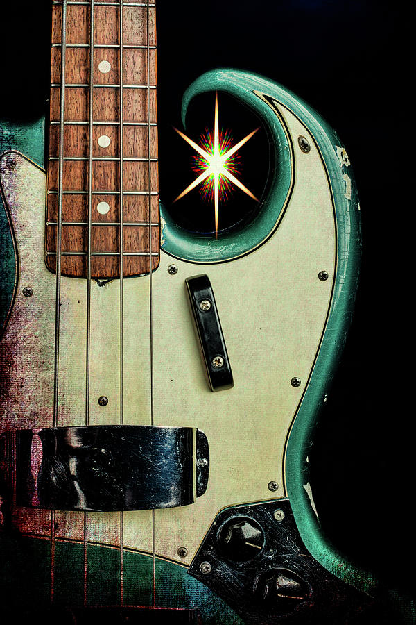 012.1834 Fender 1965 Jazz Bass Color #0121834 Photograph by M K Miller
